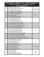 Preview for 46 page of Gallet ASP 120 Vernon Instruction Manual