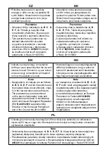 Preview for 35 page of Gallet ASP 612 Instruction Manual