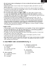 Preview for 21 page of Gallet ASP 700 Instruction Manual