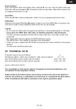 Preview for 23 page of Gallet ASP 700 Instruction Manual