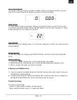 Предварительный просмотр 17 страницы Gallet BAC 801 Orange Instruction Manual