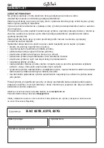 Предварительный просмотр 24 страницы Gallet BAC 837B Instruction Manual