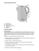 Preview for 4 page of Gallet BOU 727BL Cognac Instruction Manual