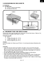 Preview for 37 page of Gallet CCH 160 Instruction Manual