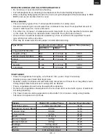 Preview for 21 page of Gallet CUV 968 Colmar Instruction Manual