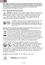 Preview for 50 page of Gallet FMOE205W Instruction Manual