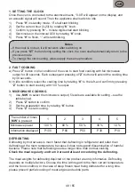 Preview for 49 page of Gallet FMOE220W Instruction Manual