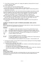 Preview for 38 page of Gallet FMOE222B Instruction Manual