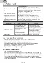 Preview for 22 page of Gallet FMOE305B Instruction Manual