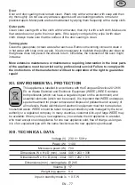 Preview for 77 page of Gallet FMOE305B Instruction Manual