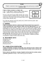 Preview for 8 page of Gallet GALBAC 927 Instruction Manual