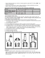 Preview for 22 page of Gallet GALMIX 415 Instruction Manual