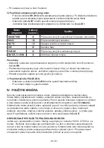 Preview for 20 page of Gallet HS 703 Instruction Manual