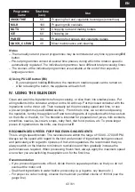 Preview for 43 page of Gallet HS 703 Instruction Manual