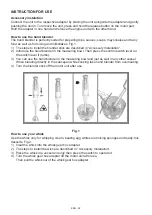 Preview for 22 page of Gallet La Rochelle MIX 370 Instruction Manual