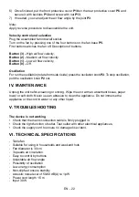 Preview for 22 page of Gallet Lestre Instruction Manual