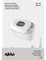 Gallet MAP 207 Bread Maker preview