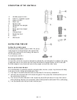 Preview for 20 page of Gallet MIX 326 Bordeaux Instruction Manual