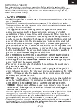 Preview for 17 page of Gallet Saumur CRO 625 Instruction Manual