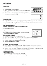 Preview for 12 page of Gallet Sedan BAC 712 Instruction Manual