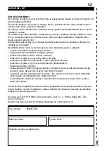 Preview for 14 page of Gallet Sedan BAC 712 Instruction Manual