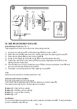 Preview for 18 page of Gallet VEN 12 Blizzard Instruction Manual