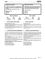 Preview for 3 page of Galletti CSW 136 Installation And Maintenance Manual