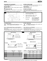 Preview for 10 page of Galletti CSW 136 Installation And Maintenance Manual