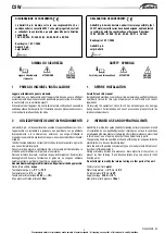 Preview for 3 page of Galletti CSW T Installation, Use And Maintenance Manual