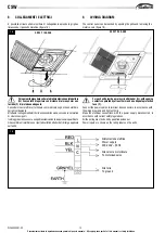 Preview for 12 page of Galletti CSW T Installation, Use And Maintenance Manual