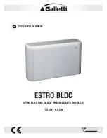 Galletti ESTRO BLDC FLI Technical Manual preview