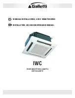 Galletti IWC032 Installation, Use And Maintenance Manual preview