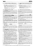 Предварительный просмотр 12 страницы Galletti MCA 10 M Installation, Use And Maintenance Manual