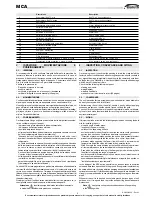 Preview for 5 page of Galletti MCA 10 Installation, Use And Maintenance Manual