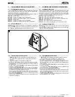 Preview for 7 page of Galletti MCA 10 Installation, Use And Maintenance Manual