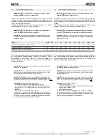 Preview for 9 page of Galletti MCA 10 Installation, Use And Maintenance Manual