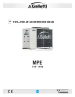 Galletti MPE series Installation, Use And Maintenance Manual preview