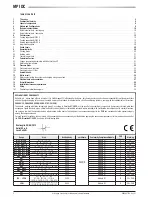 Preview for 2 page of Galletti MPI DC 010 Technical Manual