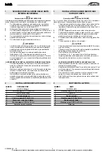 Предварительный просмотр 4 страницы Galletti MS 9912 H Installation And Maintenance Manual