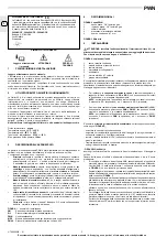 Preview for 2 page of Galletti PWN Installation, Use And Maintenance Manual