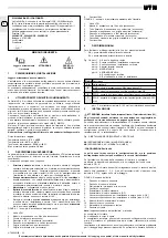 Preview for 2 page of Galletti UTN Installation, Use And Maintenance Manual