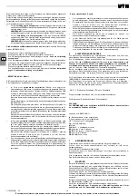 Preview for 12 page of Galletti UTN Installation, Use And Maintenance Manual