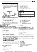 Preview for 20 page of Galletti UTN Installation, Use And Maintenance Manual