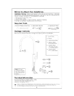 Предварительный просмотр 2 страницы Galley Tap IWTDPSS Installation Instructions Manual