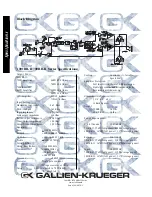 Предварительный просмотр 16 страницы Gallien-Krueger 1001RB-II Owner'S Manual