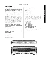 Предварительный просмотр 3 страницы Gallien-Krueger 2001RB Owner'S Manual