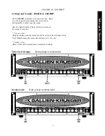 Предварительный просмотр 7 страницы Gallien-Krueger 2001RB Owner'S Manual