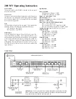 Предварительный просмотр 4 страницы Gallien-Krueger 200MV Operating Instructions Manual