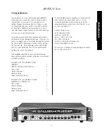 Предварительный просмотр 3 страницы Gallien-Krueger 400RB-IV series Owner'S Manual