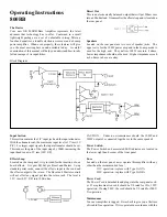 Предварительный просмотр 2 страницы Gallien-Krueger 800RB Operating Instructions